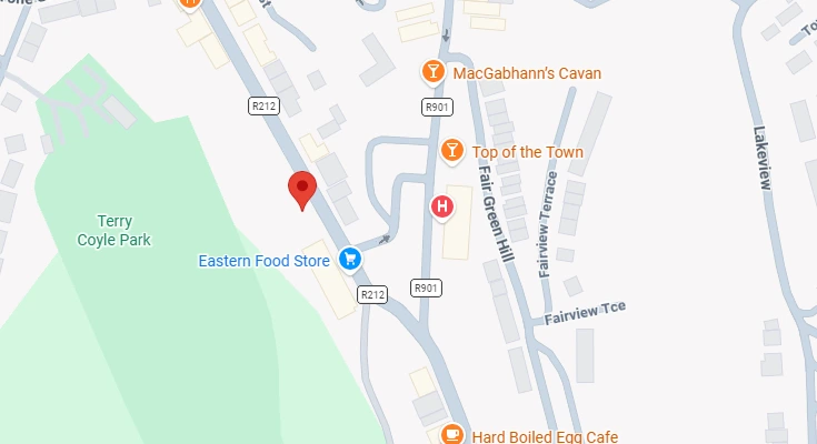 Mapa da Irlanda